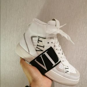 Valentino Garavani Mid-Top Calfskin VL7N Sneaker With Bands - VS11