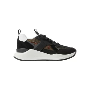 Burberry Logo Embossed, Leather, Suede and Mesh Sneakers – BS22