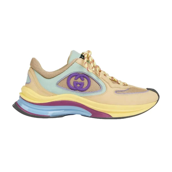 Gucci Run Sneaker In Yellow Suede - CS15