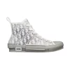 Dior B23 High-Top Sneaker In White And Navy Blue - DS30