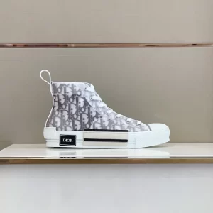 Dior B23 High-Top Sneaker In White and Black - DS29