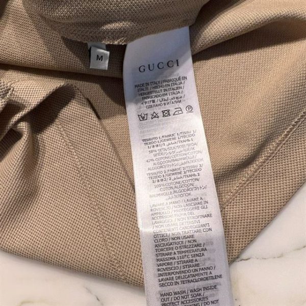 Gucci Cotton Piquet Polo with Web Collar - GT03