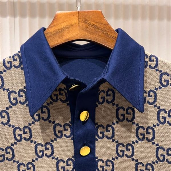 Gucci Maxi GG Silk Cotton Polo - GT08