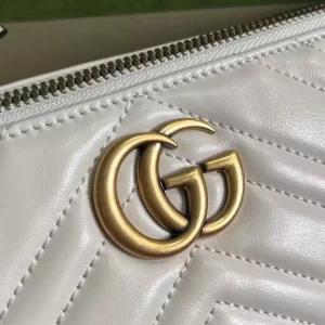 Gucci Marmont Shoulder Bag In White - GH12