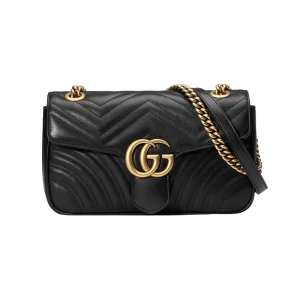 Gucci Marmont Small Shoulder Bag In Black - GH21