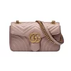 Gucci Marmont Small Shoulder Bag In Dusty Pink - GH20