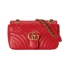 Gucci Marmont Small Shoulder Bag In Red - GH22