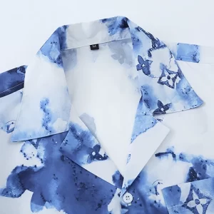 Louis Vuitton Short-Sleeved Cotton Shirt - LST02