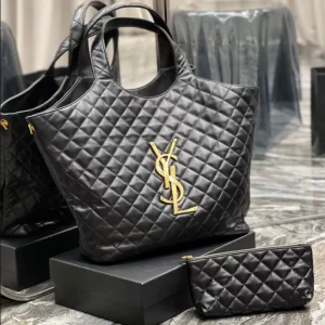 Saint Laurent Icare Maxi Shopping Bag in Quilted Lambskin - YST01