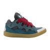 Lanvin Leather Curb Sneaker in Blue - LV18