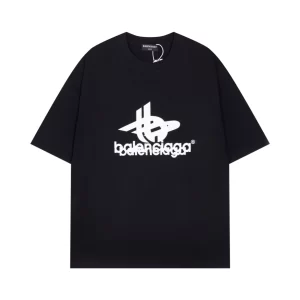Balencia Layered Sports T-Shirt Oversized - BT16