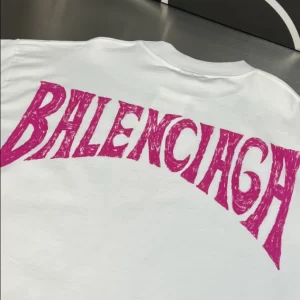 Balenciaga Hand-Drawn T-Shirt in Medium Fit - BT32