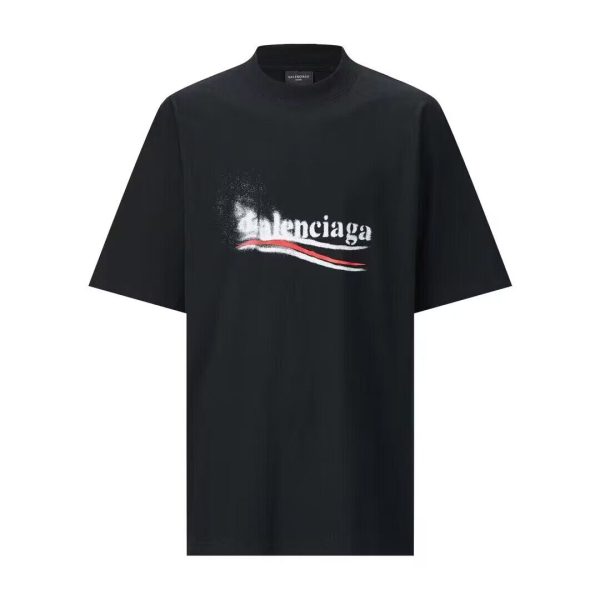 Balenciaga Logo Printed Crewneck T-Shirt - BT01