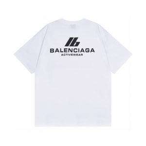 Balenciaga Logo Printed Crewneck T-Shirt - BT04