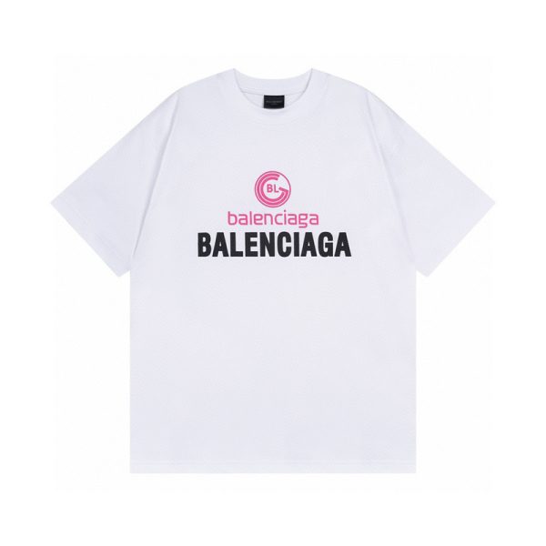 Balenciaga Logo Printed Crewneck T-Shirt - BT06