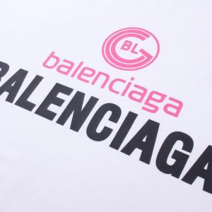 Balenciaga Logo Printed Crewneck T-Shirt - BT06