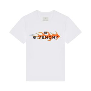 Givenchy Flames print T-shirt in Cotton - CT11