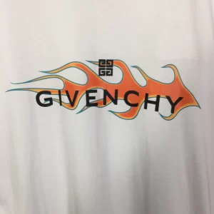 Givenchy Flames print T-shirt in Cotton - CT11