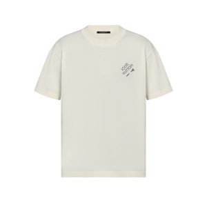 LV Embroidered Signature Short-Sleeved Cotton Crewneck - LT62