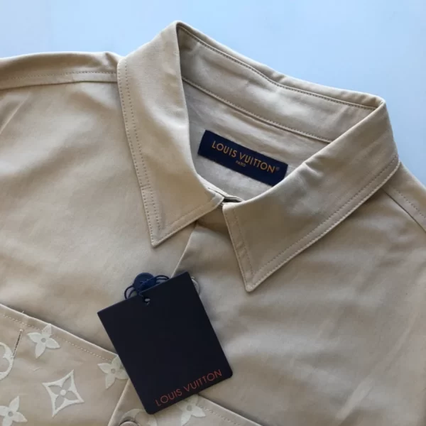 Louis Vuitton Flocked Casual Cotton Overshirt