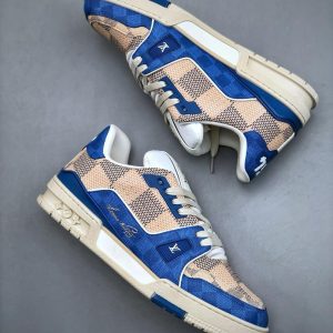 Louis Vuitton Trainer Sneaker In Blue- LS150